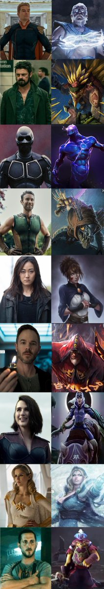 redditdota2's tweet photo. If "The Boys" characters were @DOTA2 Heroes. - /u/1Entropycat https://t.co/DL2UMmCRpZ #dota2 https://t.co/Ij0eD8t1hi