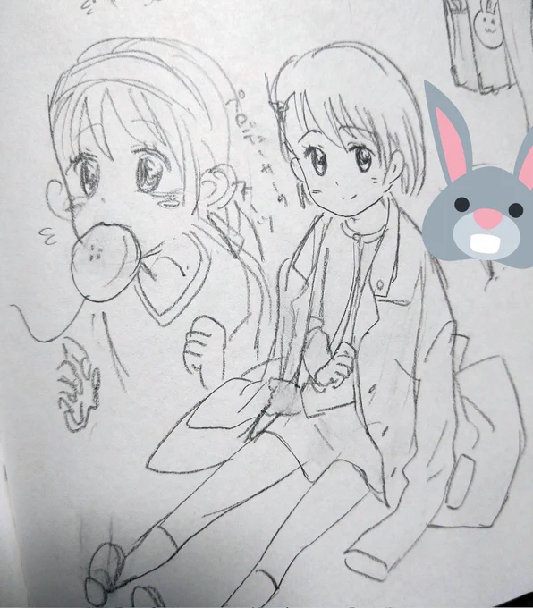 画材漁ってたら大昔に描いた線画出てきたので晒します
千枝ちゃんパン食い競走してる
あんきら気に入ってます 