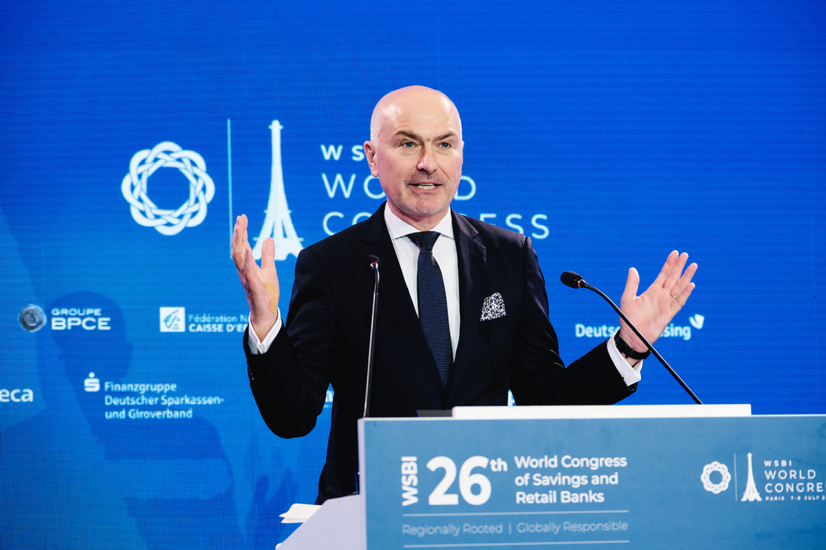 WSBI_ESBG's tweet photo. Our 26th WSBI World Congress is coming to an end today with a joint declaration calling on policymakers for harmonised taxonomies on sustainable finance.
#WSBI2022 #banks4humans #savings #banks
Read our Paris Declaration:
https://t.co/rhNw628lGx https://t.co/m2ysPHNrgR