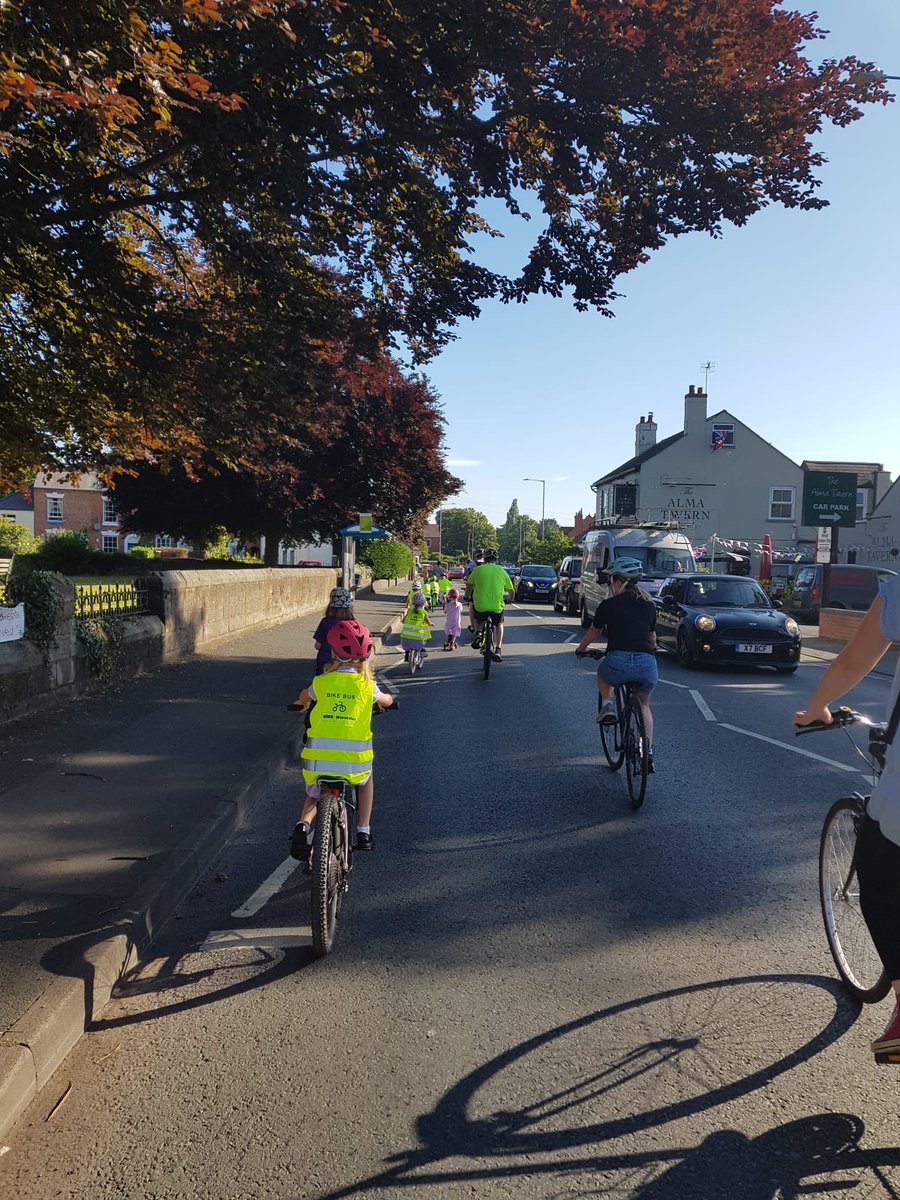 #bikebus joy of joys! We had a really lovely morning with everyone.