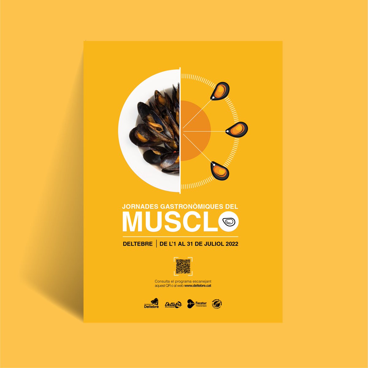 vertexcomunica's tweet photo. 🍽️ Avui us mostrem la imatge gràfica que hem creat per a la difusió de les Jornades Gastronòmiques del Musclo 2022 de Deltebre.

🗓 De l'1 al 31 de juliol de 2022
ℹ Menús: https://t.co/Wdc4gFwmAf
____
#jornadesgastronomiques #musclo #deltebre #deltadelebre #vertexcomunicacio https://t.co/8s0x5umtZF