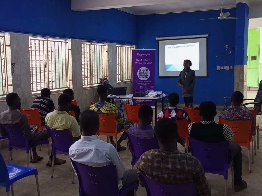 EstherOvie4's tweet photo. Two weeks ago #PolygonGuildBenin hosted an event on Building a career in Web3.
It was an amazing session as we had people who shared their experiences in transitioning into Web3. ππ
We usually host host bi-weekly virtual session about web 3 here - https://t.co/CDbpAPEoQ5
β¬οΈ https://t.co/Rd0n0yeqd2