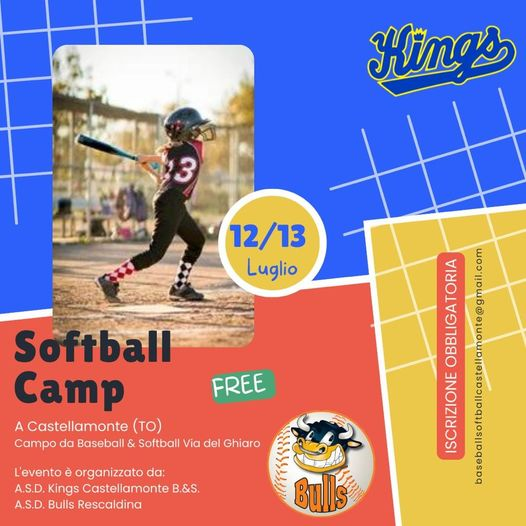 𝗜𝗹 𝟭𝟮/𝟭𝟯 𝗹𝘂𝗴𝗹𝗶𝗼 "𝗦𝗼𝗳𝘁𝗯𝗮𝗹𝗹 𝗦𝘂𝗺𝗺𝗲𝗿 𝗖𝗮𝗺𝗽" 𝗮 𝗖𝗮𝘀𝘁𝗲𝗹𝗹𝗮𝗺𝗼𝗻𝘁𝗲 (𝗧𝗢) instagram.com/p/Cfv2f0KKdtf/