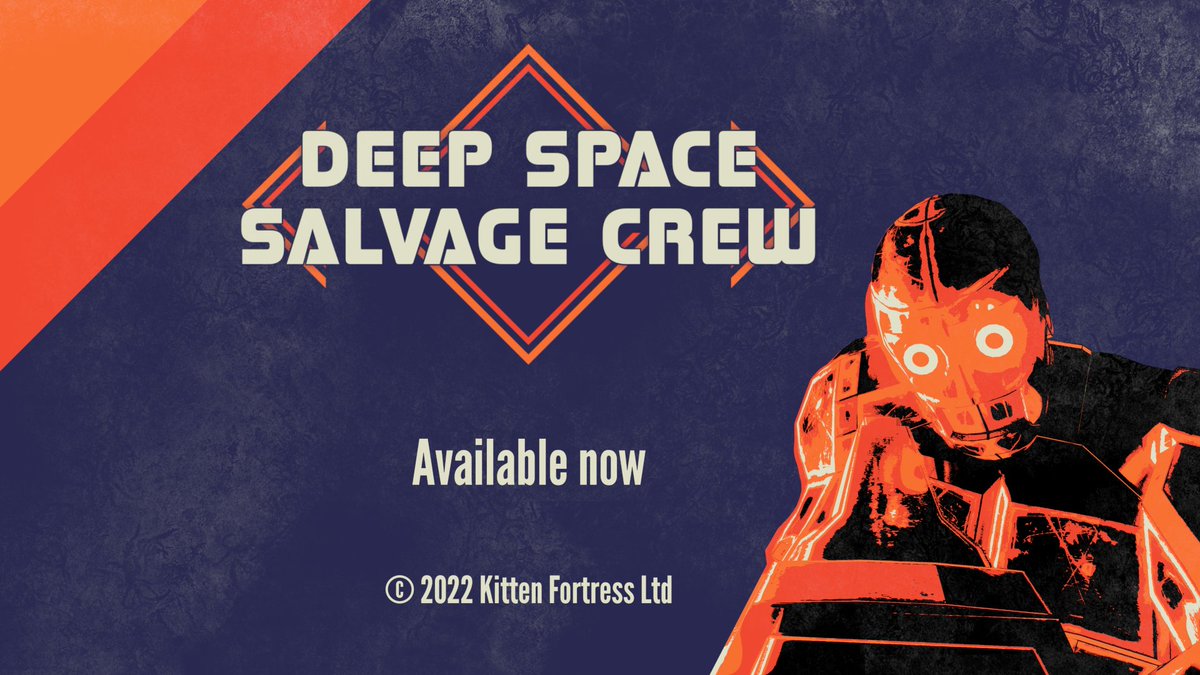 KittenFortress's tweet photo. It's release day for Deep Space Salvage Crew!
Get it now on Steam.

https://t.co/PN1adOMcBj

#VR #roguelike #shooter #vrgames #indiegames #indiedev #Quest2 #pcvr https://t.co/P2IoWkwkdL