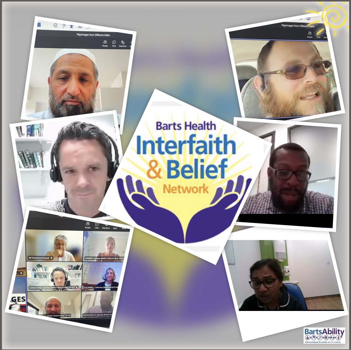 BartsAbility's tweet photo. Very informative webinar on #Pilgrimages from different faiths hosted by our Interfaith &amp; Belief Network @NHSBartsHealth #ThankYou 🫶🏼 lots of learning taken away. #Intersectionality  @BJ_Thompson1 @MMagbagbeola https://t.co/lHKskPzrYr