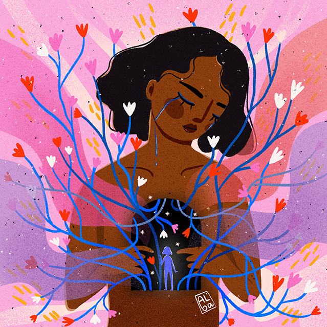 Alba_Maria_T's tweet photo. GM #NFTCommunity ☀️
Can you feel that vibe? It's finally Friday! 🥳

Don't forget, there are only 6/10 editions available for ✨Intertwined✨, my piece for #NFTNYC22 Diversity of NFTs Art Collection ❤️

#nftart #etherstulist #WomeninNFTs #NFTartist
Link below ⤵️ https://t.co/W0iRclWSoV