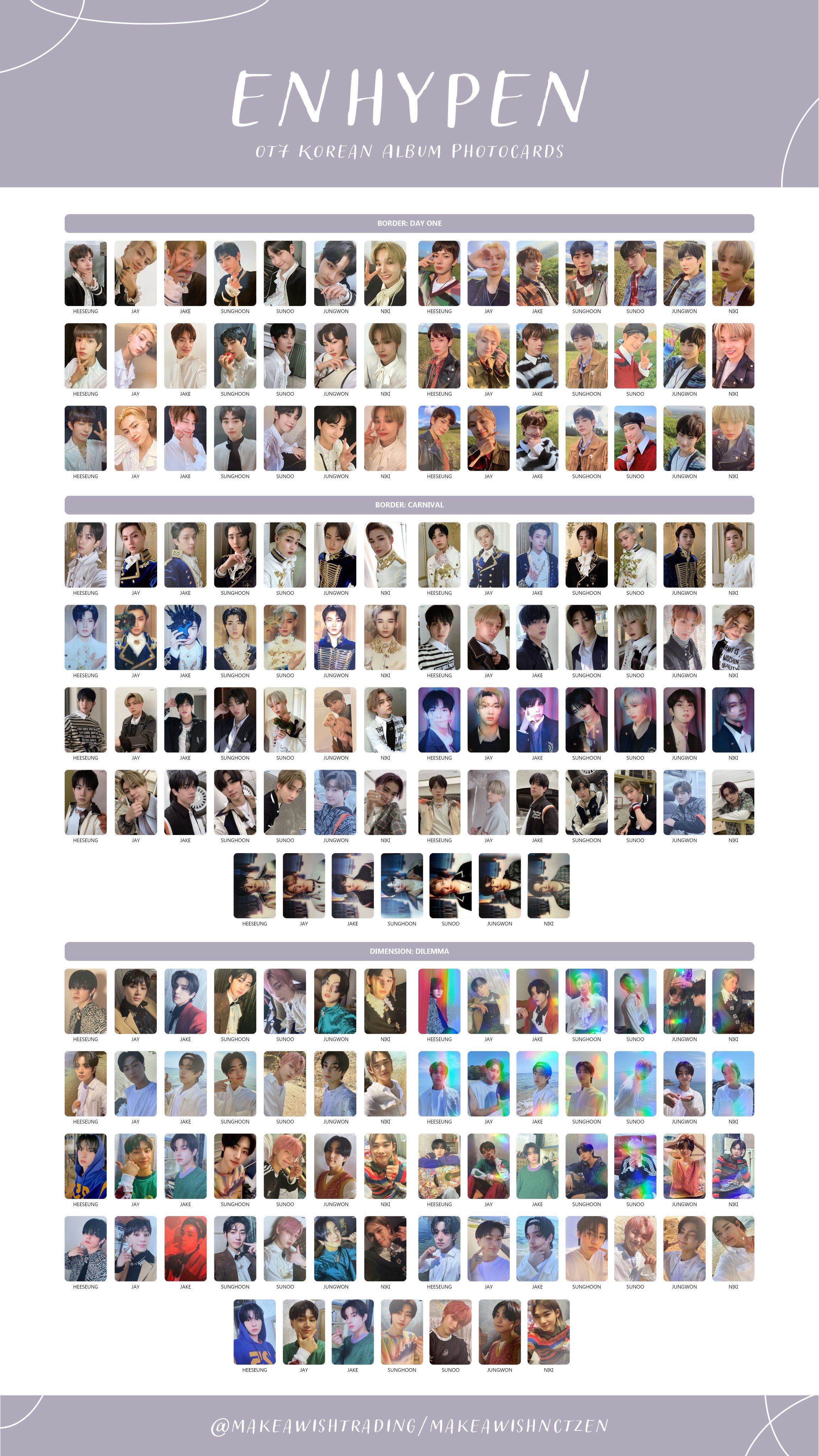 Greatest Enhypen Manifesto Day 1 Photocards of all time Unlock more ...