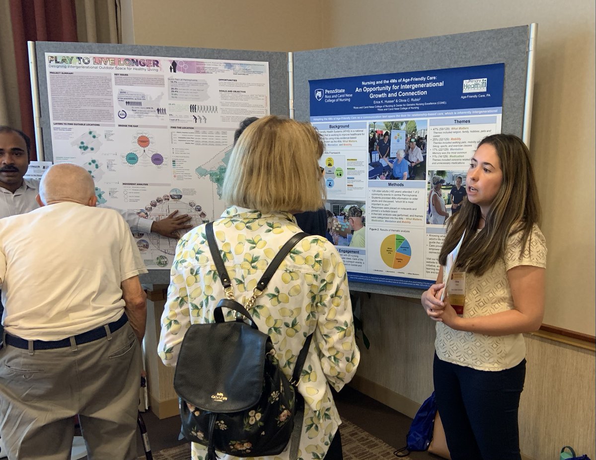 Pennsylvania Intergenerational Conference: Graduate Nursing student Olivia Rubio shares how using the 4Ms of Age-Friendly Care helps her build relationships with the older adults she cares for! web.cvent.com/event/f956c94a…