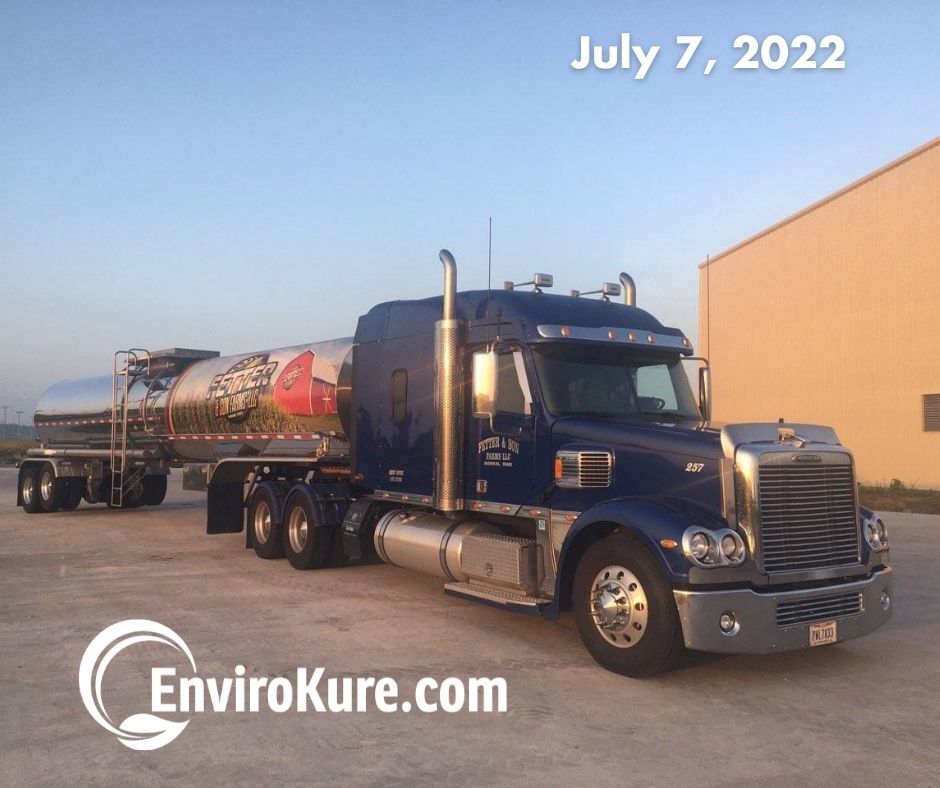 EnviroKure's tweet photo. OPEN FOR BUSINESS! New production facility in Defiance County, OH  sent out 1st tanker of product yesterday, bound for the Bluegrass state of Kentucky.
sales@envirokure.com / https://t.co/0EGRs1VxxK
#soil #planthealth #biofertilizer #biostimulant #AgTech  #farmtalk #envirokure https://t.co/FjbOD9Niv0