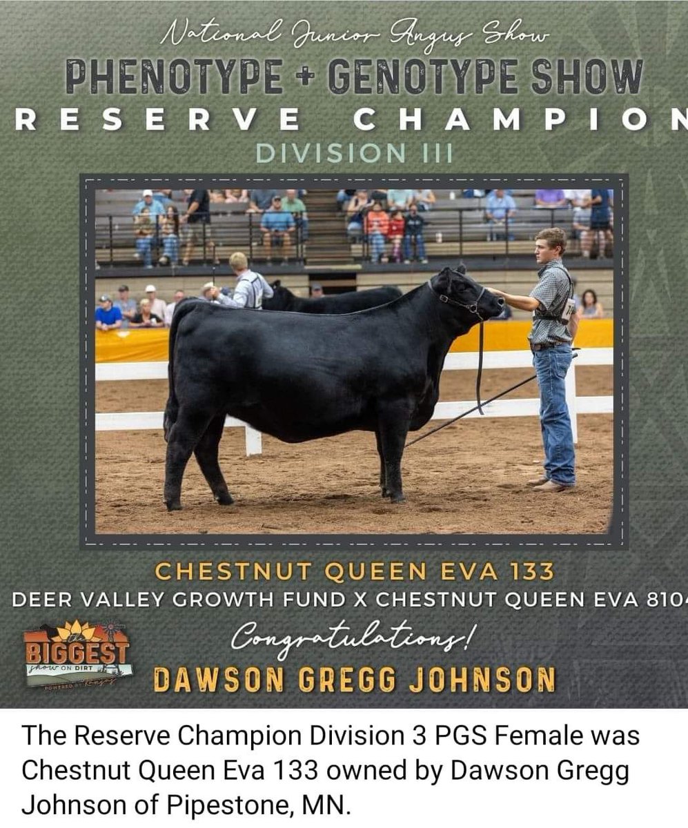 Congratulations, Chestnut Angus!