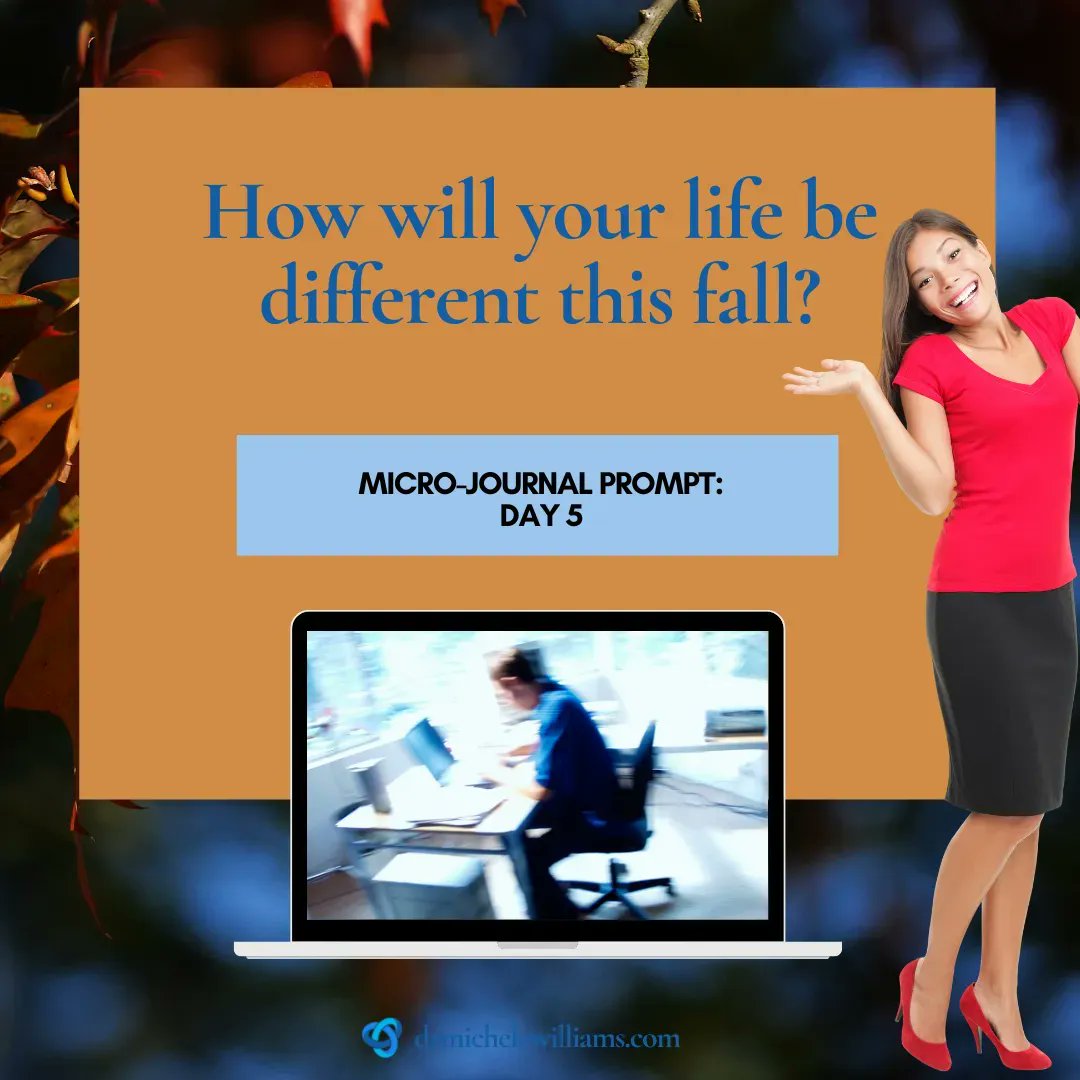 MicheleWilliamz's tweet photo. July is here! While you enjoy the summer, it's time to start planning ahead.
Looking ahead, what changes would you like to make in your non-work life or career?
Imagine it's December, what success of fall 2022, will you be reflecting on?
#microjournaling #journaling https://t.co/Sh8E7QlET0
