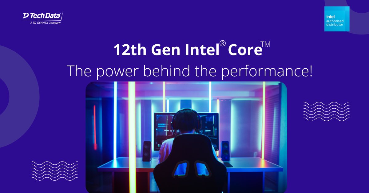 TDSYNNEXUK's tweet photo. The #12thGen of Intel Core technology was built for those who are looking to do more, be that business, gaming or casual needs. 

🎇 The features are huge!

Learn more with Tech Data https://t.co/4ZZibMEYDO 

#TechDataUK #Intel #intelcore https://t.co/IoTIilSuhD
