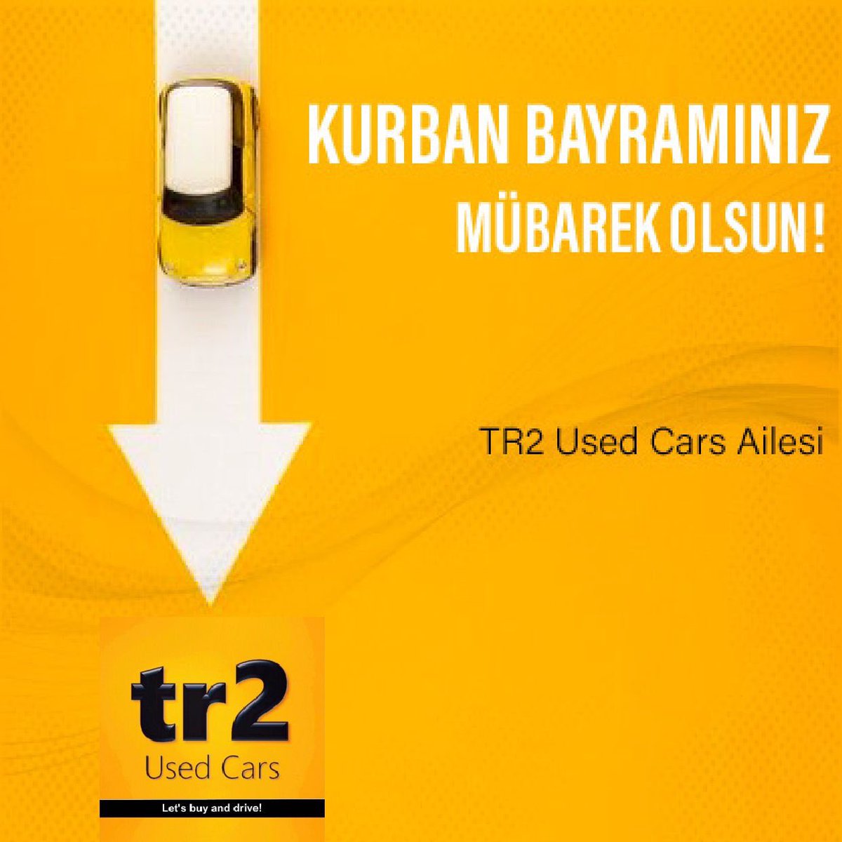 Kurban bayramınız mübarek olsun! 

#Otomotiv #TR2UsedCars