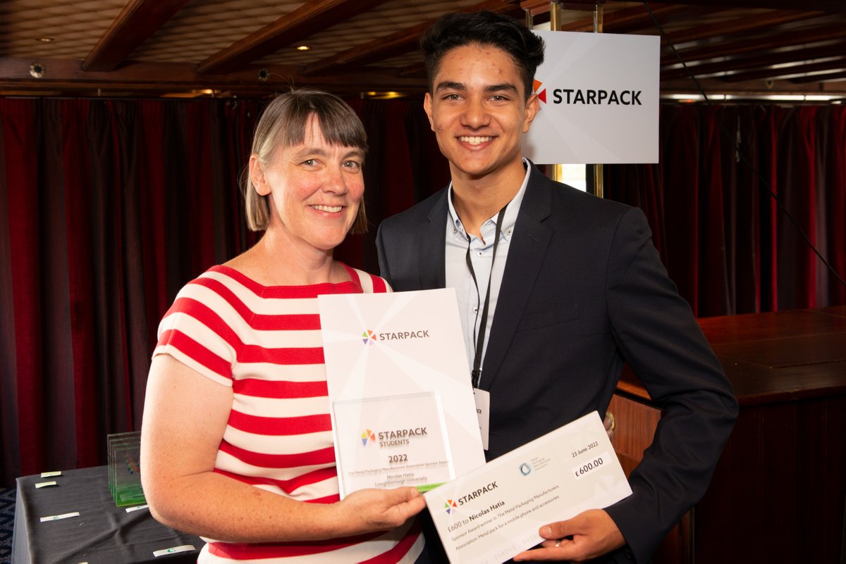 MPMAUK's tweet photo. Congrats to all for this year’s #Starpack Students Competition. We were so impressed by all the entries in our sponsored category, but special congrats to Gold prize winner Nicolas Hatia & Runner up Hannah Page - both from @lborouniversity Thanks to @iom3 & esp. Jude Allen 👏 https://t.co/8w5hii5DkV