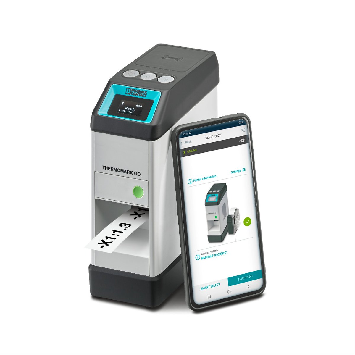 PhoenixContactU's tweet photo. Thermomark go - control the mobile label printer entirely from your smart device and create markings in the industrial environment with full flexibility. https://t.co/UAMcxssXbM #markingthenation #industriallabels #mobilemarking https://t.co/A6SXw7FAFL