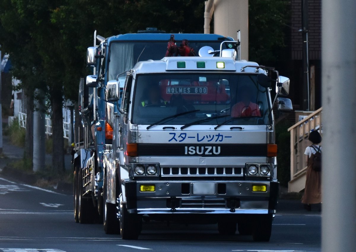 スターレッカーさん 貴重ないすゞ810を見れて感動✨ #仕事車アート 
