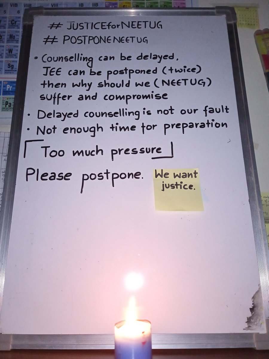AdarshK75673137's tweet photo. #neetug2022postpone another life lost in preparation of #NEETUG an aspirant named Murali Krishna hanged himself in Tamilnadu’s husur area.The note states that,"I am finding it very difficult to clear the #NEET entrance exam,I'm sorry I will miss you all." @EduMinOfIndia @aajtak https://t.co/6YJ2jA6KWM