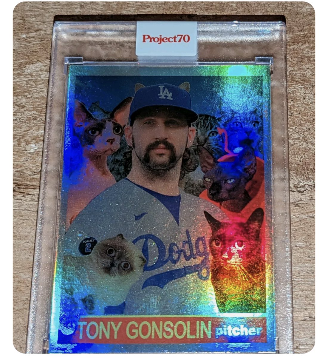 PardeeBetts's tweet photo. #giveaway
If Tony Gonsolin @goooose15 starts the All-star game,
 I'll give this Topps ❤️Project70❤️
 🌈 RAINBOW FOIL 🌈
To a random follower+retweeter https://t.co/5wcu0x7mmm