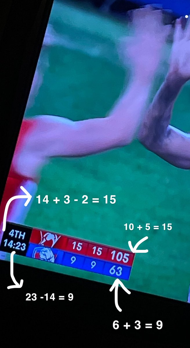 l0wr13_a's tweet photo. the best you’ll get @cammooney21 @FOXFOOTY #bounce #numerology https://t.co/0bwxzkGiBU