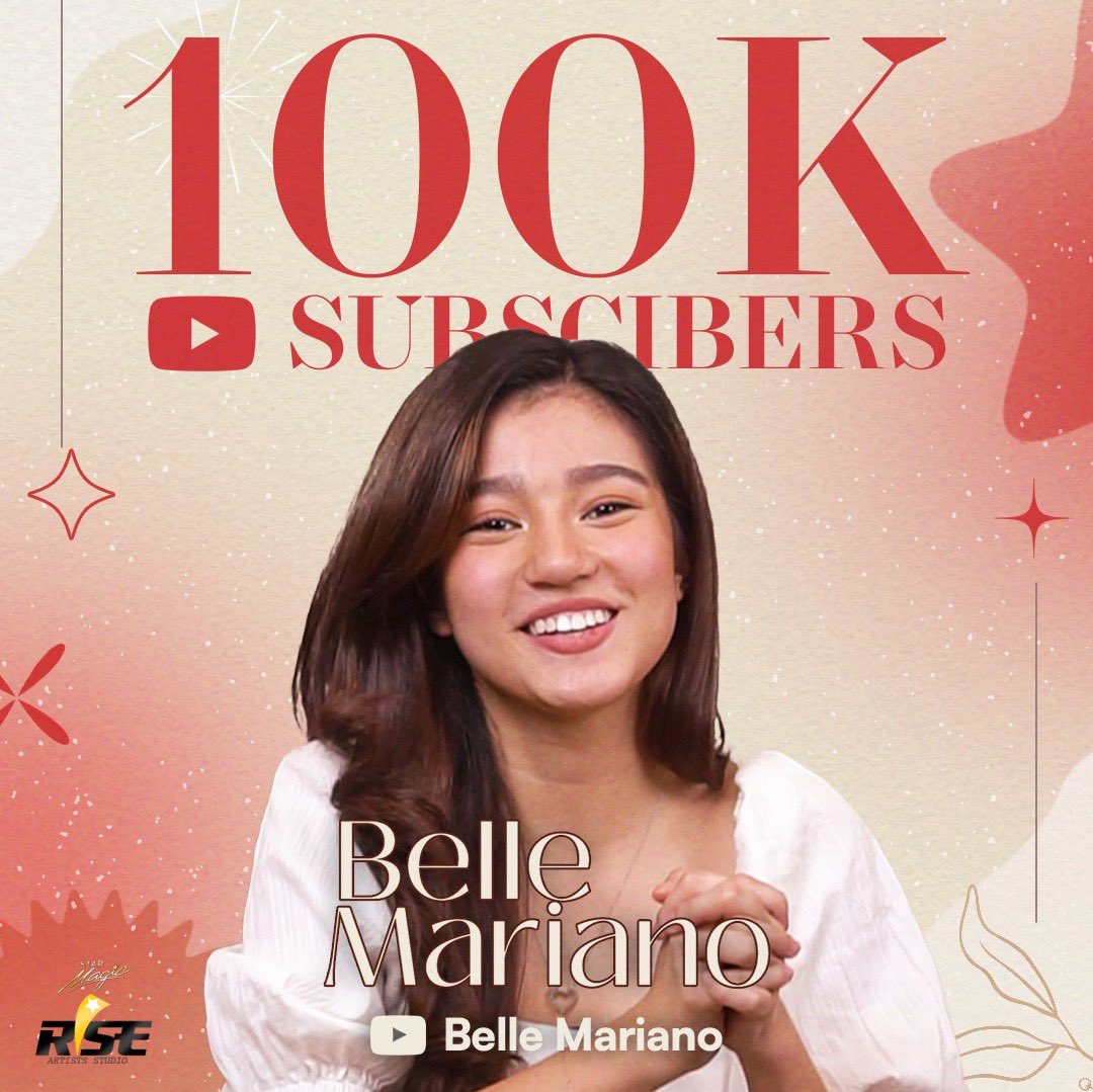 #BelleAndBeyond 100k subscribers!! just wow! congratulations, <a href="/bellemariano02/">Belle Mariano</a> 🥰

don't miss out! hit like &amp; subscribe here 👉🏼 youtube.com/channel/UCSPLN…