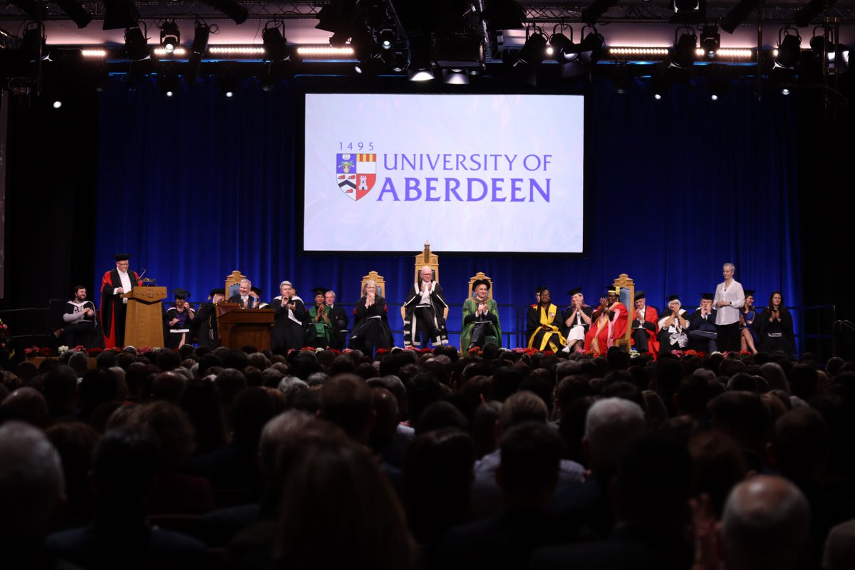 I would like to congratulate all our graduates, knowing all they have been taught at <a href="/aberdeenuni/">University of Aberdeen</a> would enable them make a massive difference in our world.

Thank you to all our staff who have worked incredibly hard in making this year's graduation ceremonies a great success.