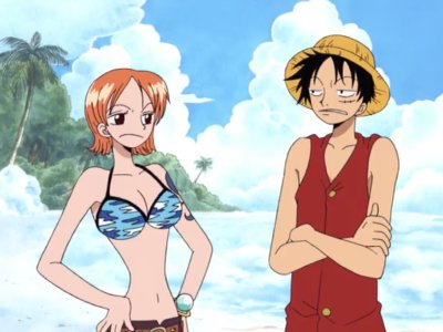 X 上的daily lunami 👒🍊：「just luffy taking care of nami when she