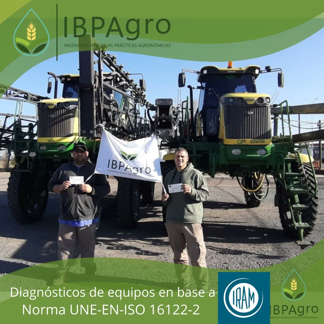 IBPAgro's tweet photo. 👉Felicitamos a todo el equipo de #Gonfer que apuestan a la mejora continua. 👏
👉Las #Bpas las hacemos entre todos! 🚜👨‍🌾✔
👉Agradecer a @syngenta_ar por el apoyo que nos brinda impulsando las #Bpas en las calibraciones de los equipos. ✅️

#IBPAgro #Bpa https://t.co/l8gZhzCitb