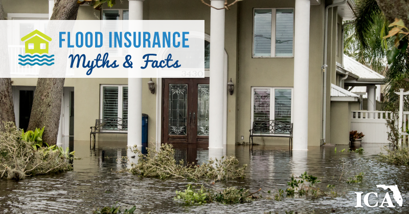 YourFLVoice's tweet photo. 8/10 households are NOT protected by flood insurance. I debunk common myths that may change your mind about securing flood insurance. Click to learn more. #PlanPrepareProtect #HurricaneSeason