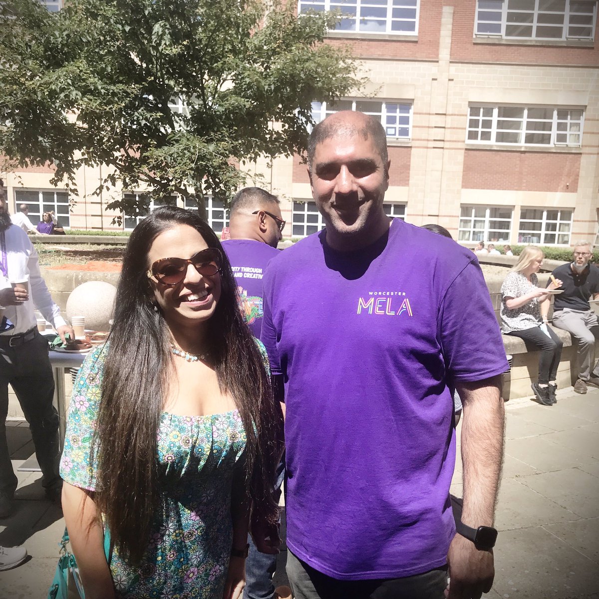 sukipantal's tweet image. Celebration of unity in diversity.The 2nd project of @WorcesterMela took place today.The Mela Covid Memorial Art Installation representing Hope, Growth, Community &amp;amp; unity, was unveiled at Worcester Royal hospital. Jabba, Anjali, Katy &amp;amp; team, you all were fab! #WorcestershireHour