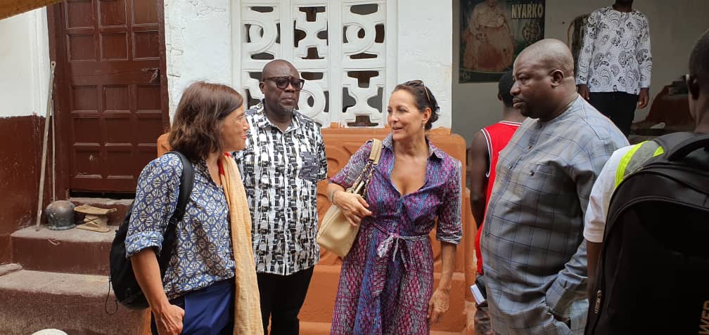 AsanteBuildings's tweet photo. Thanks to the Ambassador of France to Ghana - Madam Anne Sophie Ave @annesophieave, the state of conservation/preservation of both tangible and intangible  elements of the Asante Traditional Buildings have been improved. 

Thanks so much for all the support. 

#Awukudaefestival https://t.co/buuycdj1S4