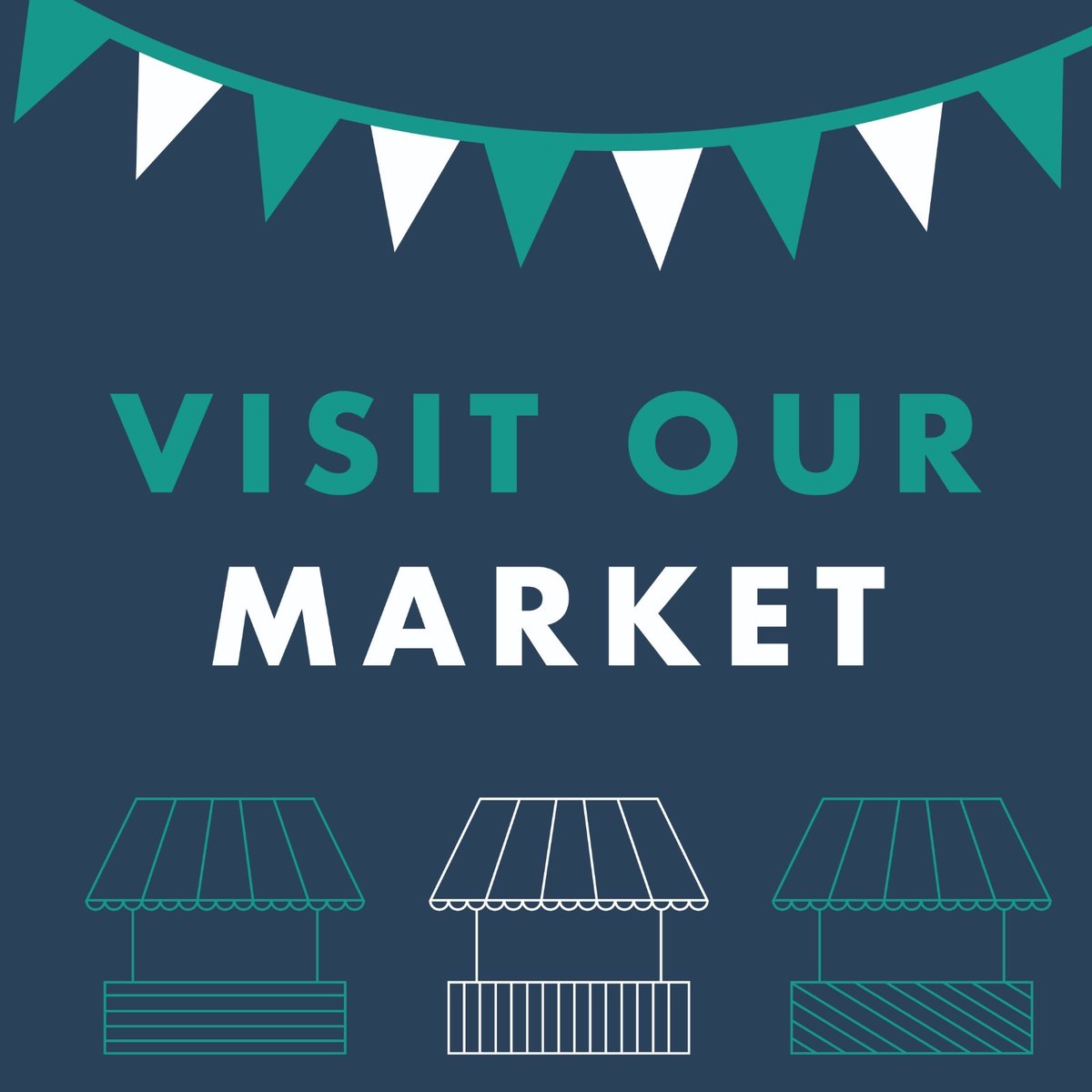 Visit our market! 🍎🧶 Our market is on till 3pm today and from 8am-3pm Saturday! ✨ We've got many new market stalls, so why not pop along and find out, aswell as doing some shopping in our local shops nearby! 🛍