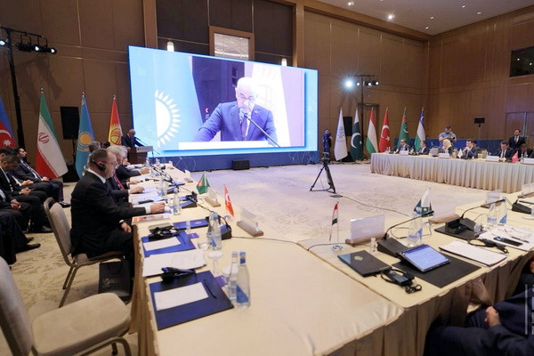 eco_rccfs's tweet photo. ECO 6th HLEM and 7th Agriculture Ministers Meeting were hosted by Uzbekistan on 5-6 July 2022. ECO-RCCFS presented both its activities and two analysis reports on food security in the region, and submitted the RPFS to the regional representatives. https://t.co/6W3Fz6u8sw