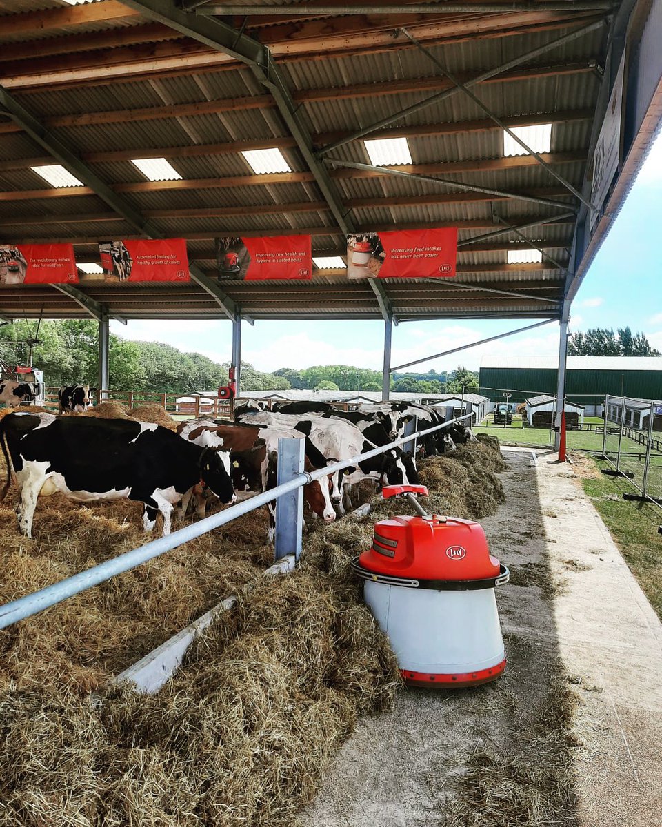 The girls have arrived!! 🥳🐮 all set and ready to go here at the <a href="/greatyorkshow/">Great Yorkshire Show</a> 
Looking forward to seeing you all next week!😁

Buy tickets here:

greatyorkshireshow.co.uk/ticket-informa…

#GYS22 #GreatYorkShireShow2022 #LiveMilking #RoboticMilking #SwitchToAutomation #FarmingUK #HappyCows