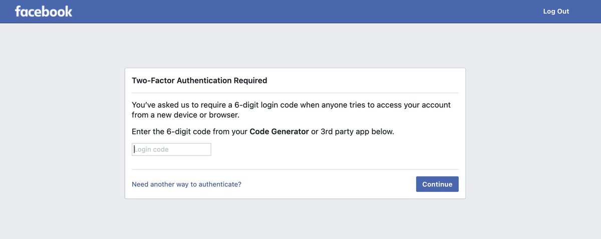 ChaplainSalem's tweet image. Is there anyone who can help me get past this?
@FacebookGaming @FacebookGaming @facebook @FacebookWatch @fbsecurity @facebookapp #PleaseHelp #ThirdPartyAuthentication #CodeGenerator