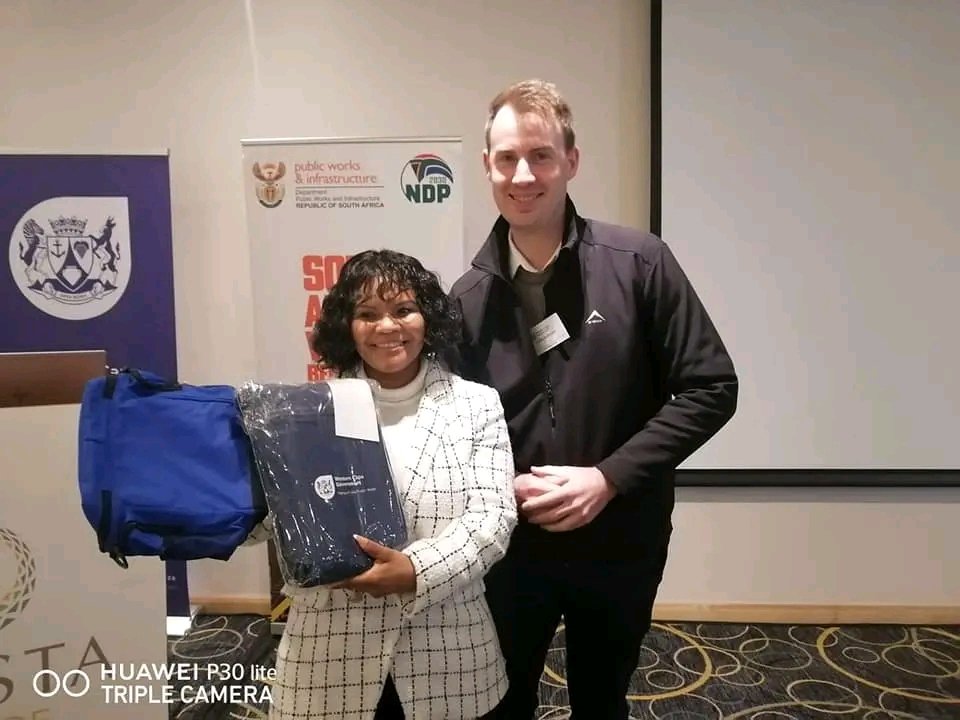NC_drpw's tweet photo. Senior Managers attended the National Public Works Sector Capacity Building Forum in Cape Town from 6-7 July 2022. Ncdrp won 1st place for the best Training and Development in showcasing youth development and training initiatives. #TrendsettersInInfrastructureDevelopment https://t.co/6Pz1Pj2uvk