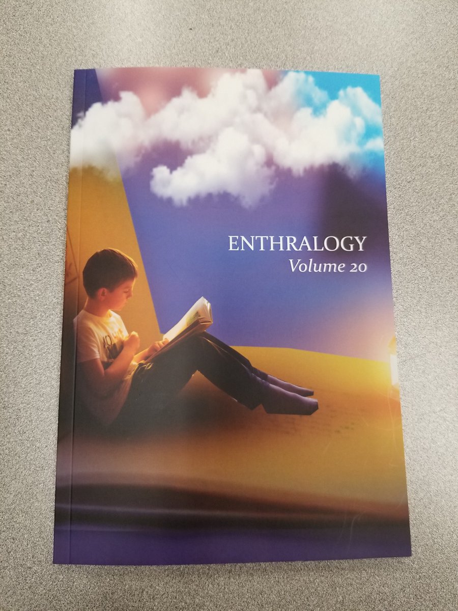 The Grade 12 Writer's Craft class has just published  Enthralogy Volume 20. Ask your nearest Writer's Crafter or check the Rockway library for fresh gr. 12 poetry, nonfiction and fiction! Thank you to Ms. Mathies for pulling this incredible collection together every year.