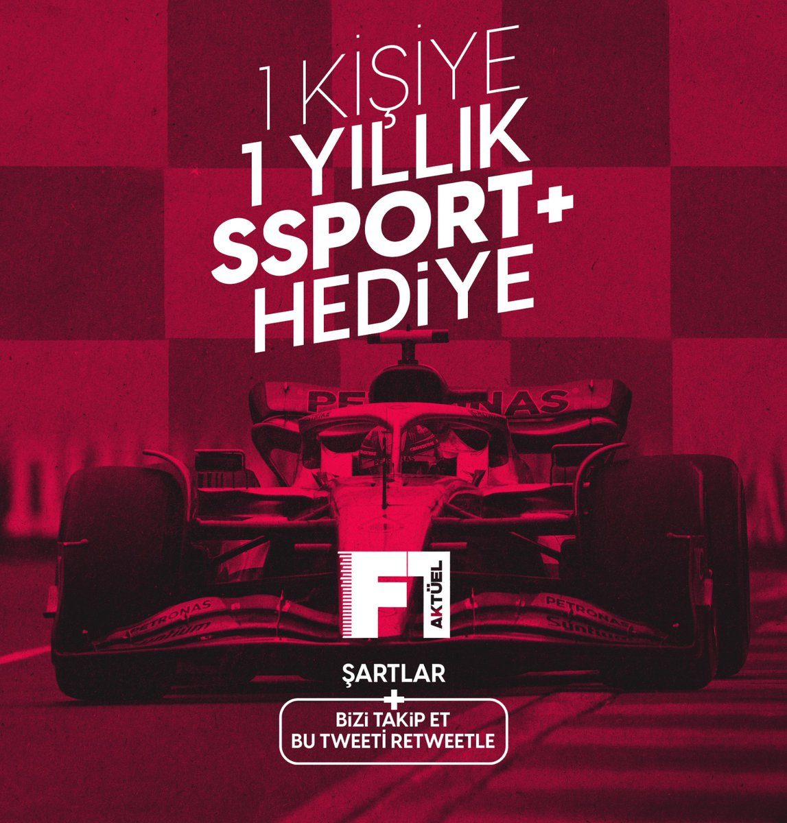 14 Temmuz'a kadar bu tweeti RT yapıp, beğenerek #F1Aktuel'i takip eden 1 kişiye, 1 yıllık S Sport Plus üyeliği hediye!