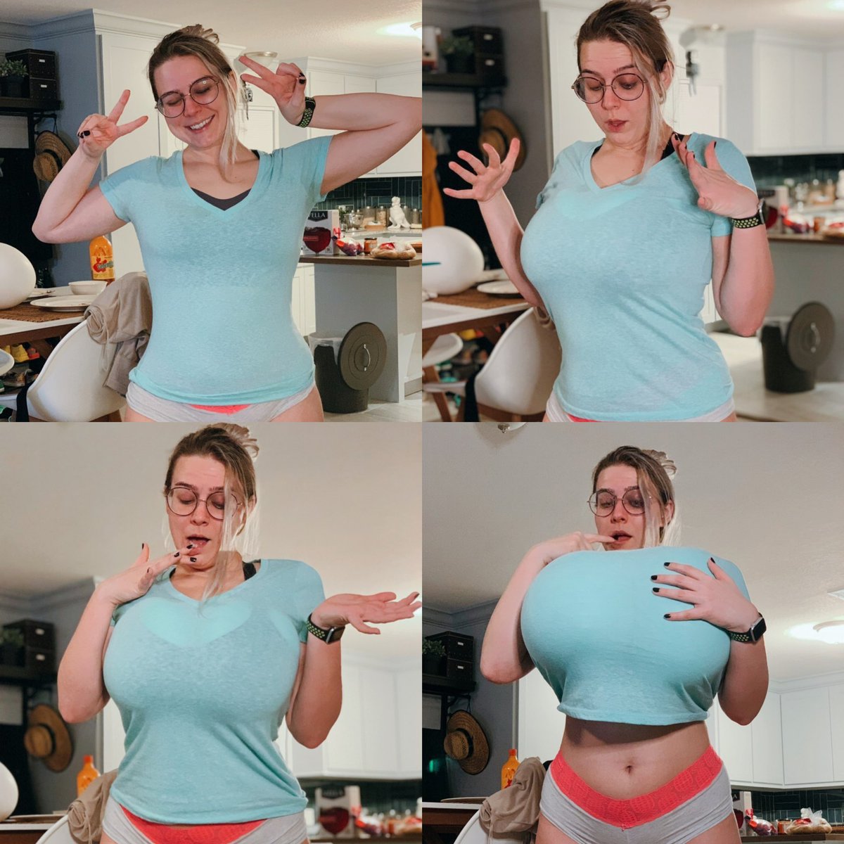 Was going through some old files and stumbled upon my first breast expansion  sequence I ever made 🥲 *almost* two years ago. How time flies.