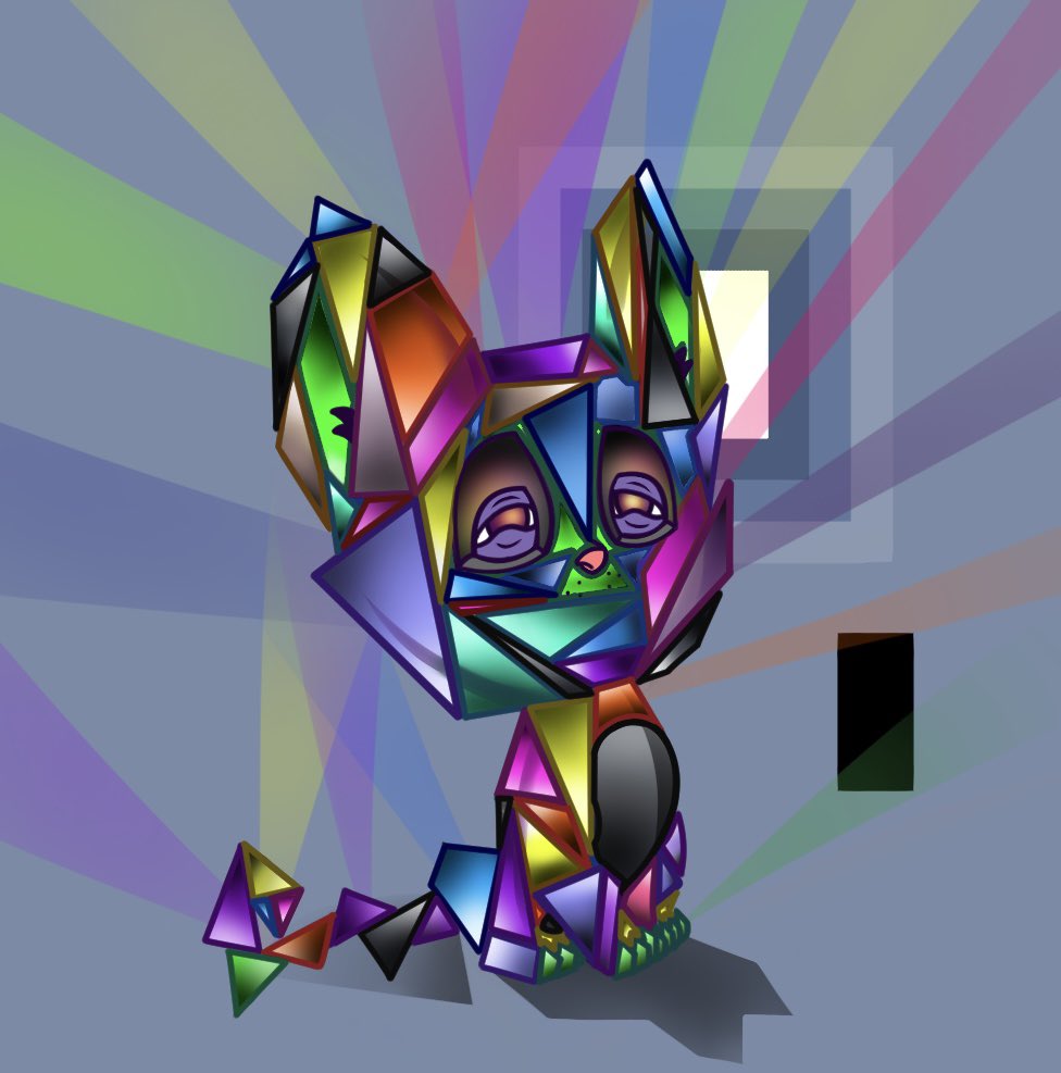 Hello NFT fam!🌈🌈😸🖤
Dropping:

Crystalkat♦️

Made of crystals. Light makes a rainbow every time he moves near the window🐾🐈‍⬛🌈🪟

0.007WETH

opensea.io/assets/matic/0…

#NFTs #NFTProject #NFTCommunity #NFT #OpenSeaNFT #NFTdrop #nftcollectors #nftart #NFTartists #NFTsale #opensea