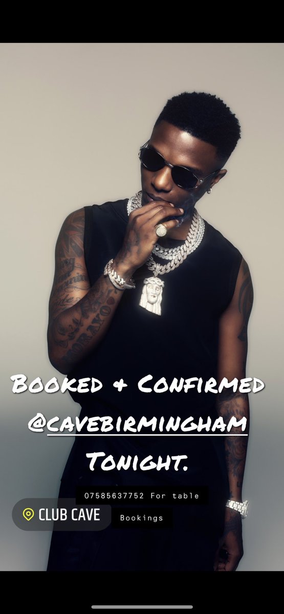 TheRealObiii's tweet photo. #cavebirmingham #wizkid @cavebirmingham https://t.co/CDt3hEoanv https://t.co/bkvQa8xOha