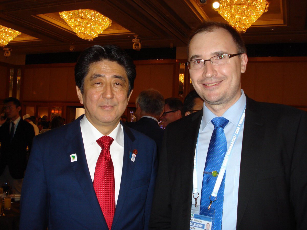 Extremely shocked by the death of former Prime-Minister, great charismatic leader #ShinzoAbe. During his leadership #Japan became key <a href="/UNODC/">UN Office on Drugs & Crime</a> partner to address trafficking, organised crime and terrorism. My deepest condolences to his family and the people of Japan…
