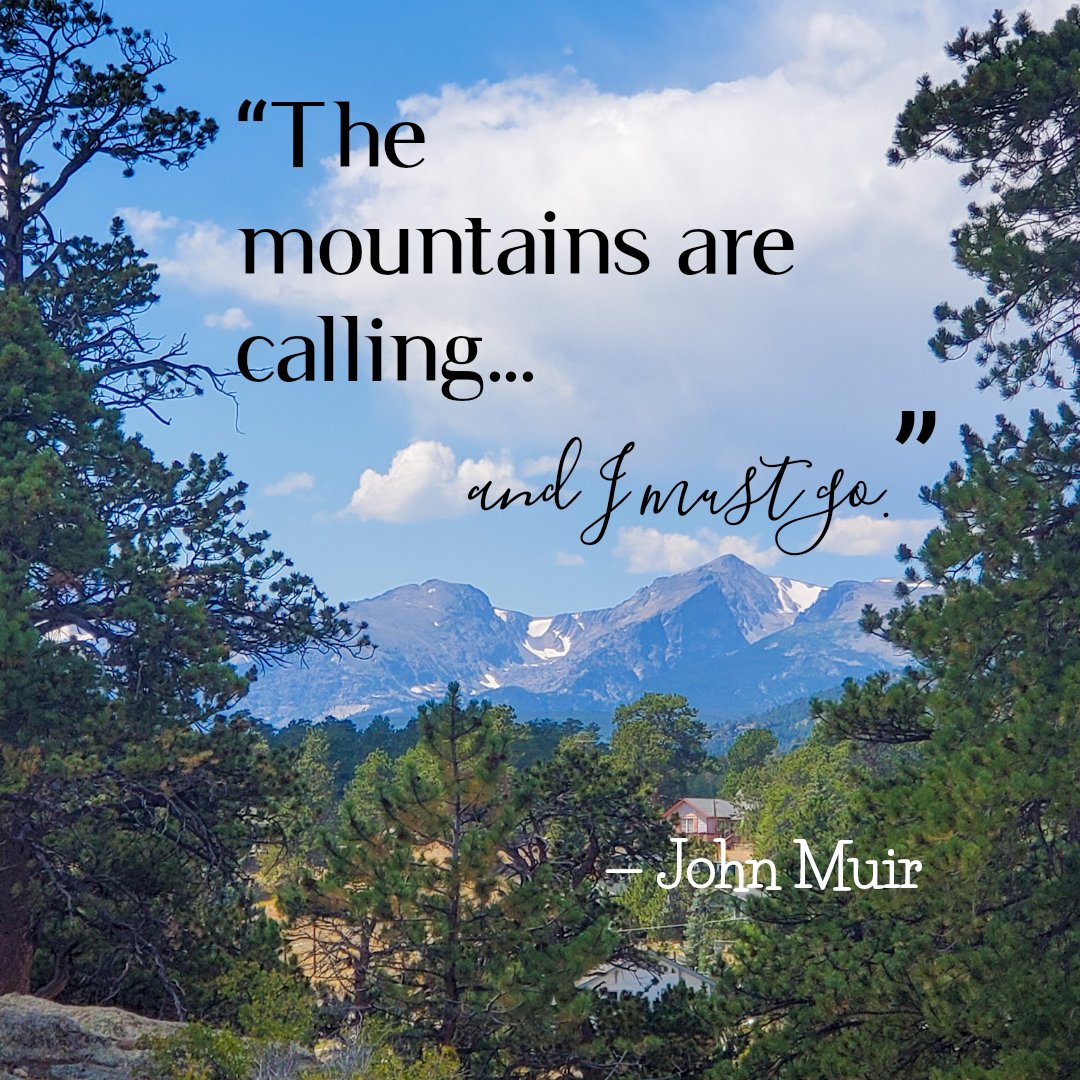 I've felt this call many times from around the world. When I listen to it, I feel my mind quiet, my body relax, and peace fill my life. Yes, the mountains call to me, as does many other places in nature. 
What calls to you? Where do you find your peace?
#rockymountains #colorado