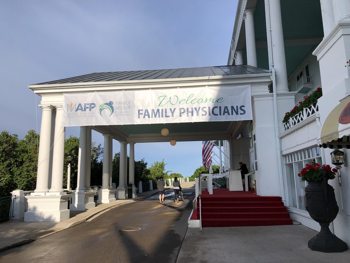 PlumHealthDPC's tweet photo. @MIFamilyDocs up on Mackinac for the #FamilyMedicine conference discussing important issues, like overcoming medical mistrust, which is especially important with #Covid, #vaccines, and social media outreach #primarycare #healthcare #mafp @GrandHotelMI moderated by @HealthBridgeMI https://t.co/xOWARAh7x2