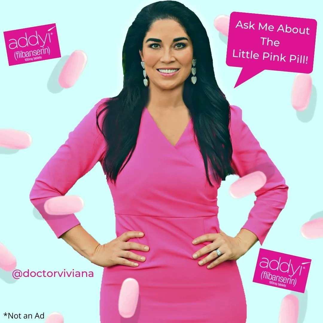DoctorViviana's tweet photo. Set up your FREE 15-min phone/ video call w/ me to learn more about this groundbreaking option for the treatment low sexual desire. 
LINK: https://t.co/8rHwDFUP5L 
*Check the "Ask me about Addyi Box* #doctorviviana #addyi #hsdd #hsddtreatment #lowdesire #littlepinkpill #libido https://t.co/b54bmMj9TS