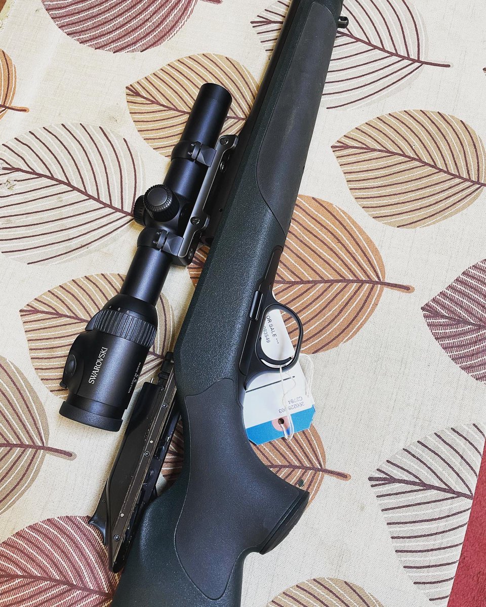 Something for the weekend. LEFT HANDED Blaser R8 with Swarovski Z6i scope #rifle #blaser #swarovski #hunting