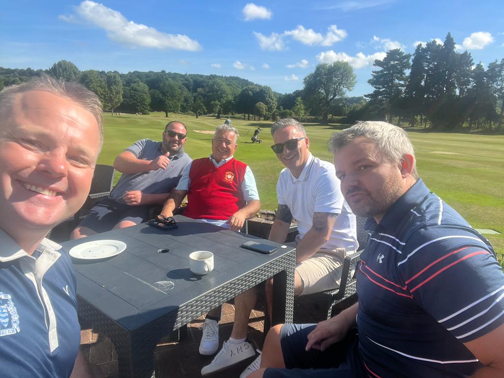 LtdGaskell's tweet photo. At @ChevinGolf Club for Caxton Builders Midlands &amp; Stofix's Corporate Golf day &amp; the weather is perfect!

Let's see how the game goes!  Have a great weekend everyone!

#caxtonbuilders #corrivo #stofix #forsterconstruction #healthandsafetytraining #derbyshire #derby #burtonontrent https://t.co/FnZdxwFaIb
