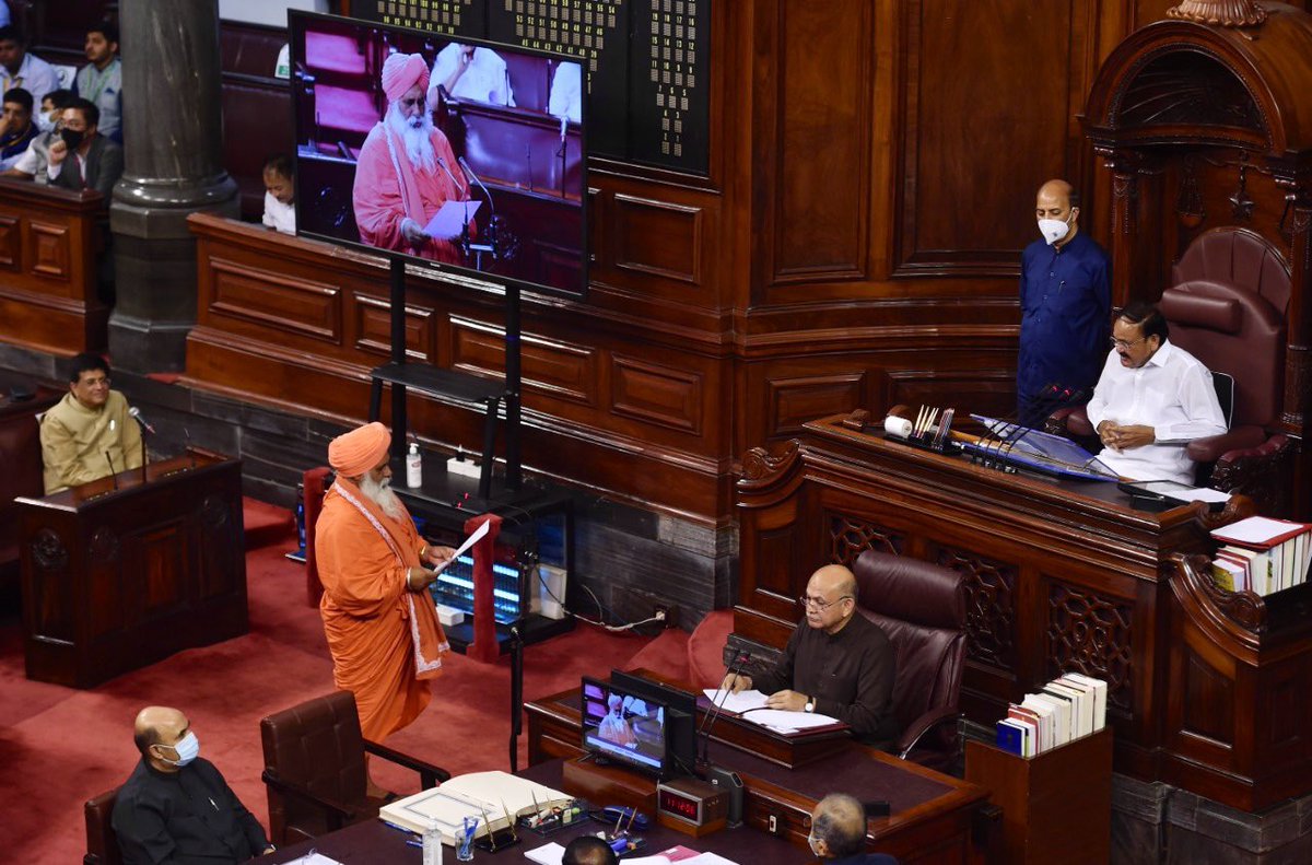 AAPPunjab's tweet photo. ਯਕੀਨਨ ਸੰਤ ਜੀ ਵਾਤਾਵਰਣ, ਪੰਜਾਬ ਅਤੇ ਪੰਜਾਬੀਆਂ ਦੇ ਅਹਿਮ ਮੁੱਦਿਆਂ ‘ਤੇ ਸਦਨ ‘ਚ ਆਵਾਜ਼ ਬੁਲੰਦ ਕਰਨਗੇ
#RajyaSabha https://t.co/YFpztTcXTt