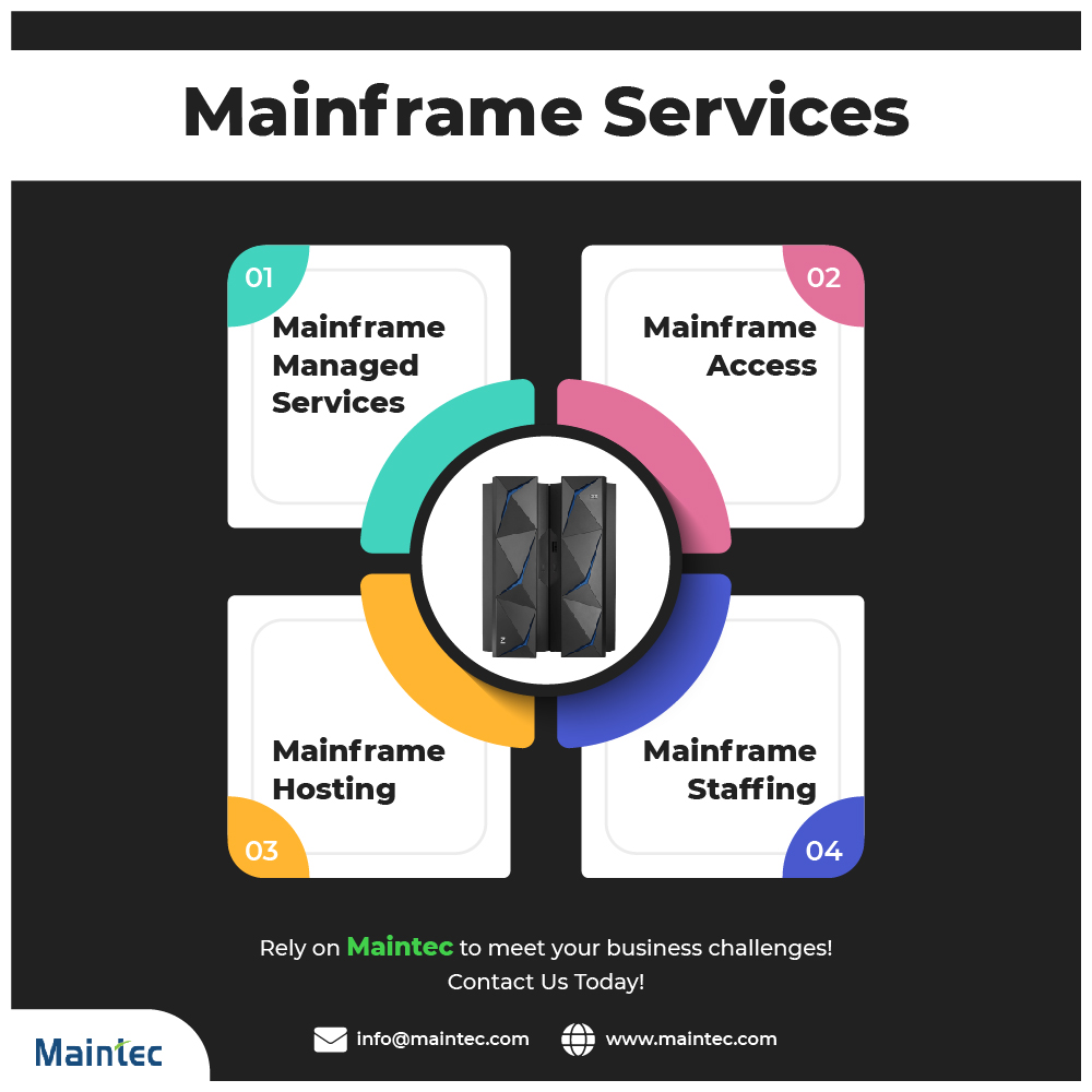 MaintecTech's tweet image. Let Maintec bridge the skill gap &amp;amp; reduce your TCO by 30-40% by leveraging highly skilled Mainframe Systems Admin, DB2 DBA, CICS &amp;amp; Security Specialists.  lnkd.in/essAqs9
#mainframe #ibmmainframe #mainframeservices #mainframestaffing #mainframehosting