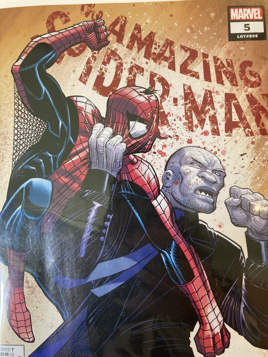 Iamzodkneel's tweet photo. #ComicsReadToday : 

The Amazing Spider-Man #5 (LGY#899) … #SpiderMan #Tombstone #TheRose #WhiteRabbit #GangWar … https://t.co/h1QyUzORRo