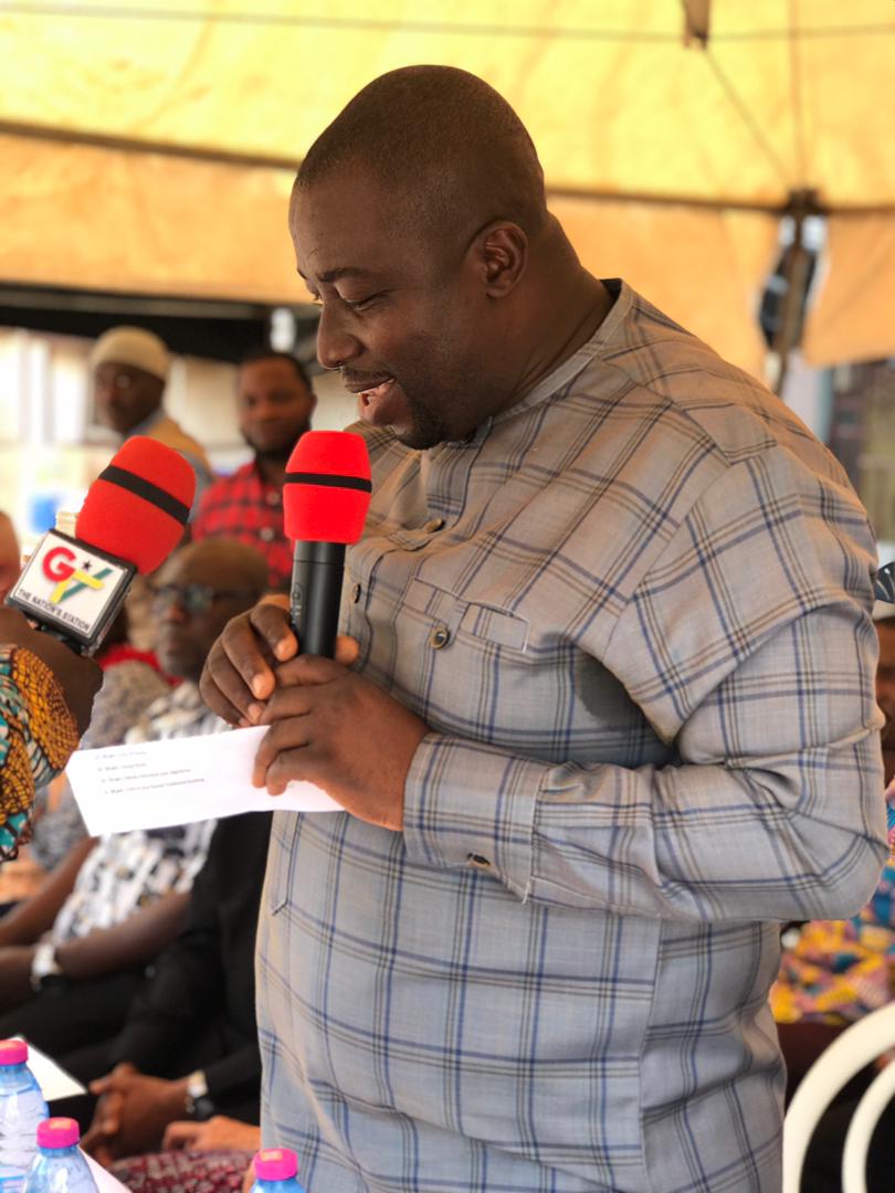 Mr. Kingsley Ofosu Ntiamoah, Executive Director of the Ghana Museums and Monuments Board led the revival of Awukudae festival at the Abirem ATB and presented a Set of drums to the Custodians to help sustain the program. 
#visitAsanteTraditionalBuildings.
#Awukudaefestival